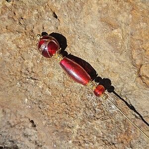 Handmade beaded hat pin, stick pin,  succulent garden decor, great gifts 🎁